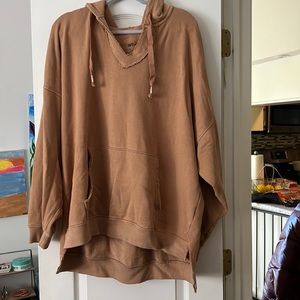 Aerie distressed oversized hoodie sweatshirt size xl